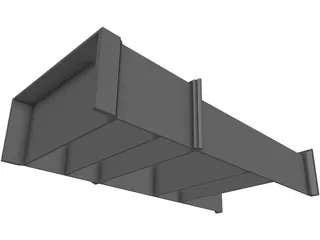 Bookcase 3D Model preview