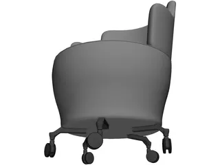 Tarn Orangebox Chair 3D Model preview