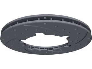 Disc Brake Rotor 3D Model preview