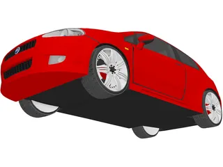 Fiat Punto 3D Model preview