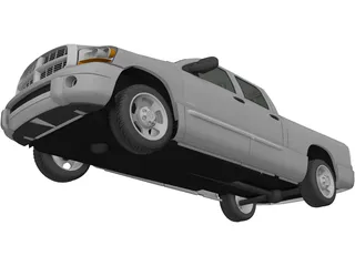 Dodge Ram Crew Cab 1500 (2007) 3D Model preview