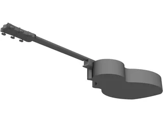 Guitar 3D Model preview