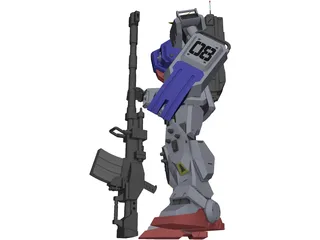 Gundam Ground Type 3D Model preview