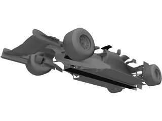 McLaren MP4-20 F1 3D Model preview