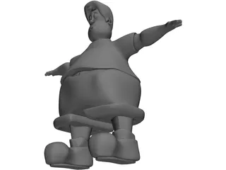 Fatty Boy 3D Model preview