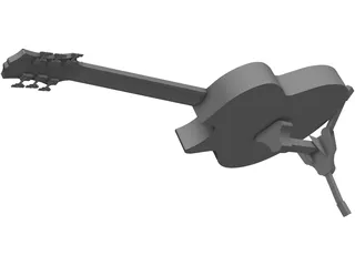 Guitar Jazz 3D Model preview