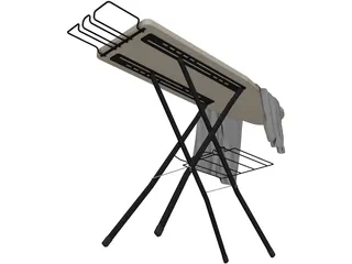 Ironing Board 3D Model preview