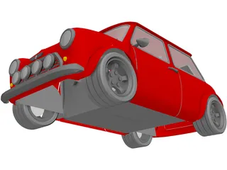 Mini Cooper 3D Model preview