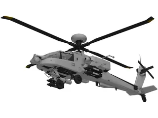 Hubschrauber 3D Model preview