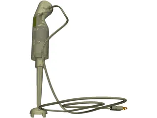 Hand Mixer Moulinex 3D Model preview
