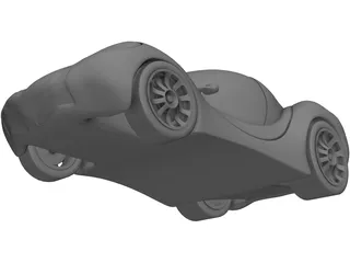 Venus concept car 3D Model preview