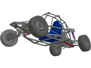 Buggy Off-road 3D Model preview