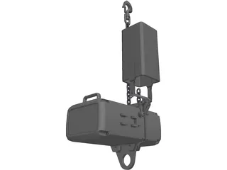 C.O.W. Chainhoist 1000kgs 3D Model preview