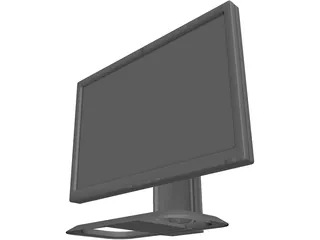 HP L1710 Monitor 3D Model preview