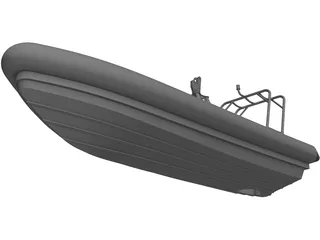 Offshore Rescue RIB 3D Model preview