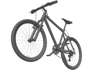 Mountain Bike 3D Model preview