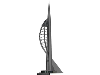 Spinnaker Tower 3D Model preview