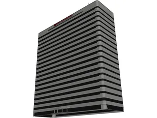 High-Rise Office Building 3D Model preview