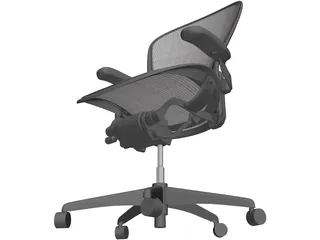 Herman Miller Aeron Chair 3D Model preview