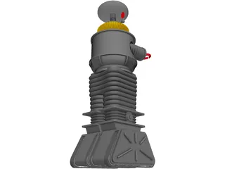 Lost In Space B-9 Robot 3D Model preview