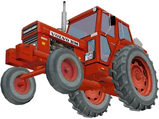Volvo BM T650 Tractor 3D Model preview
