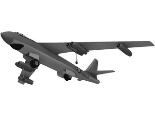 Boeing B-47 3D Model preview