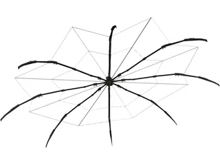 Spider Robot 3D Model preview