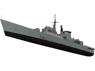 Sagittario Ship 3D Model preview