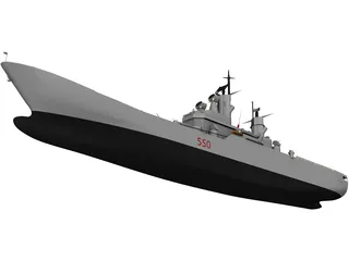 Venetto Ship 3D Model preview