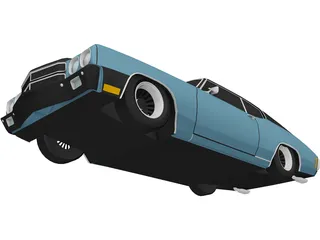 Chevrolet Chevelle (1975) 3D Model preview