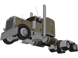 Peterbilt 359 (1976) 3D Model preview