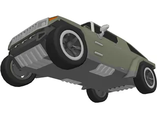 Hummer HX Concept (2010) 3D Model preview