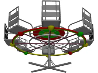 Carousel 3D Model preview