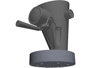 Cafeteira Bugatti 3D Model preview
