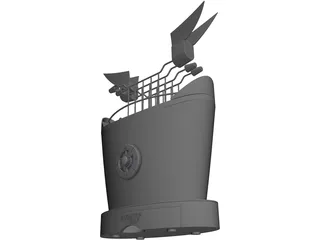 Toast Bugatti 3D Model preview