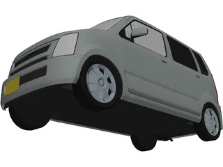 Suzuki Wagon R 3D Model preview