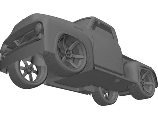 Ford F-100 3D Model preview