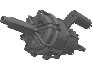 Electric Motor 3D Model preview