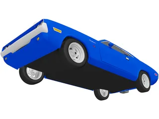 Dodge Challenger R/T (1970) 3D Model preview
