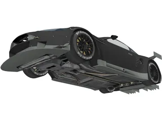 Aston Martin DBR9 3D Model preview