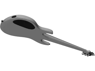 Guitar Electric Bass 3D Model preview