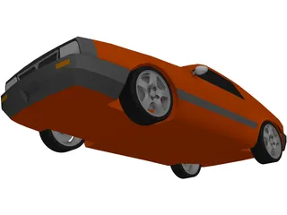 Lancia Beta Montecarlo 3D Model preview