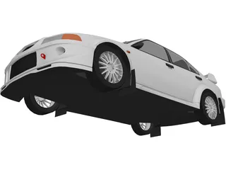 Mitsubishi Lancer Evo VI (1999) 3D Model preview