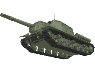ISU-152 3D Model preview