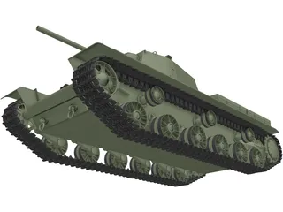 KV-1 3D Model preview