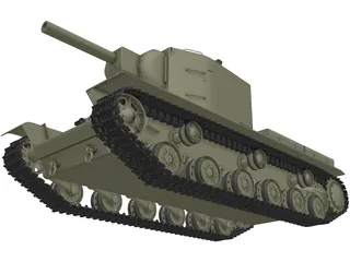 KV-2 3D Model preview