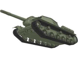 SU-152 3D Model preview