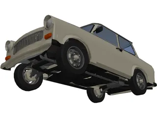 Trabant 601 3D Model preview