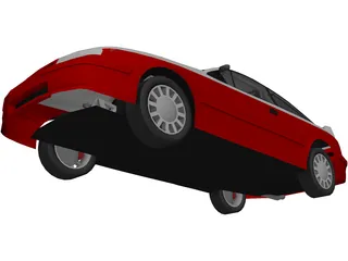 Opel Calibra Rally Car 3D Model preview