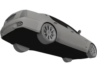 Maserati Quattroporte 3D Model preview